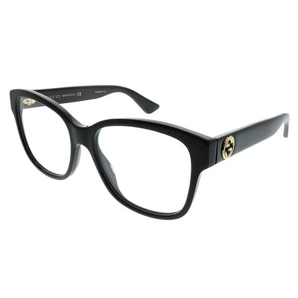 Gucci GG0038ON Eyeglasses Black/Gold - GGEG02 - Picture 1 of 4
